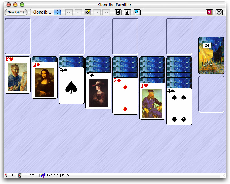 playing solitaire till dawn with a deck of fifty one